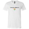 Love you, Mean it V-Neck T-Shirt - Thumbnail Image 3